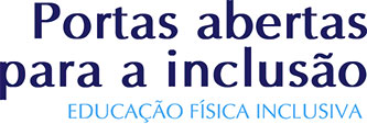 Logotipo Portas abertas para a inclusão - Educação física inclusiva